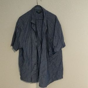 4xlt short sleeve button down shirt
